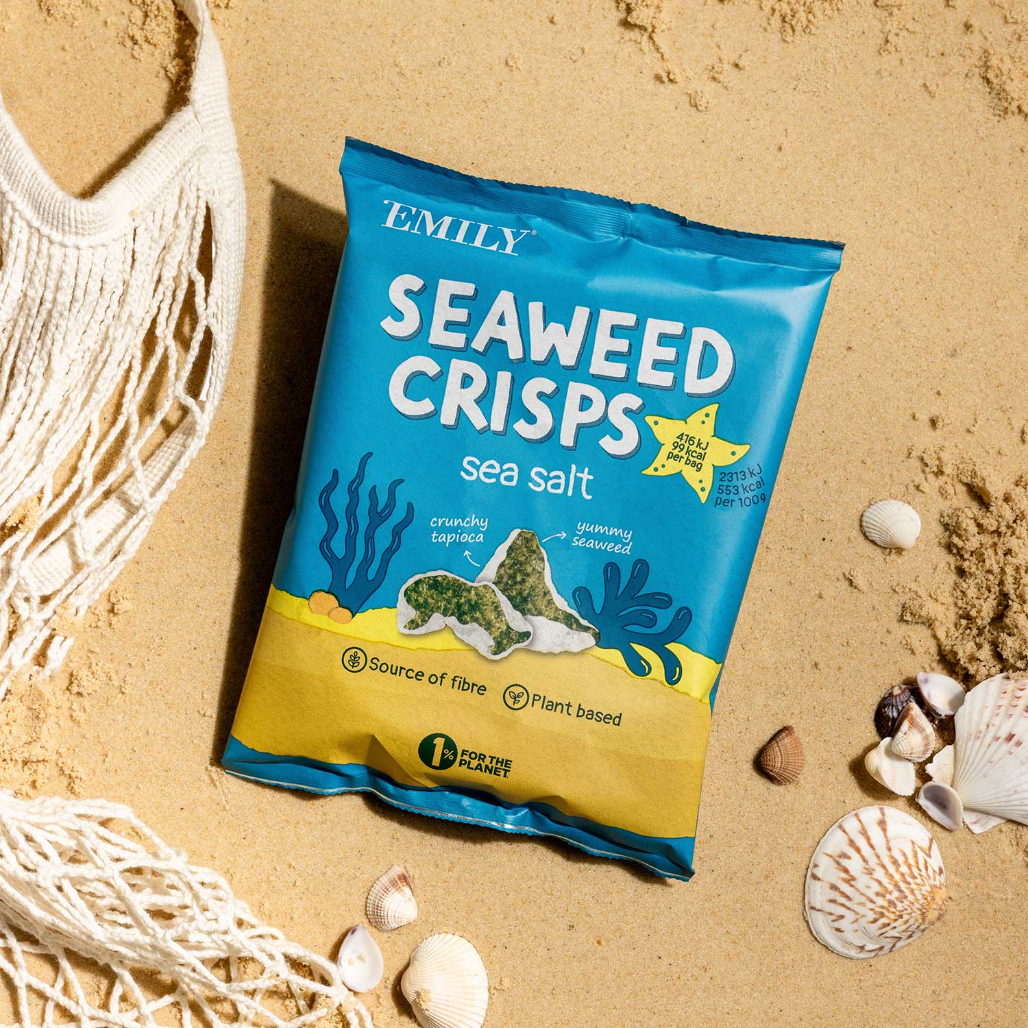 EMILY Sea Salt Seaweed Crisps